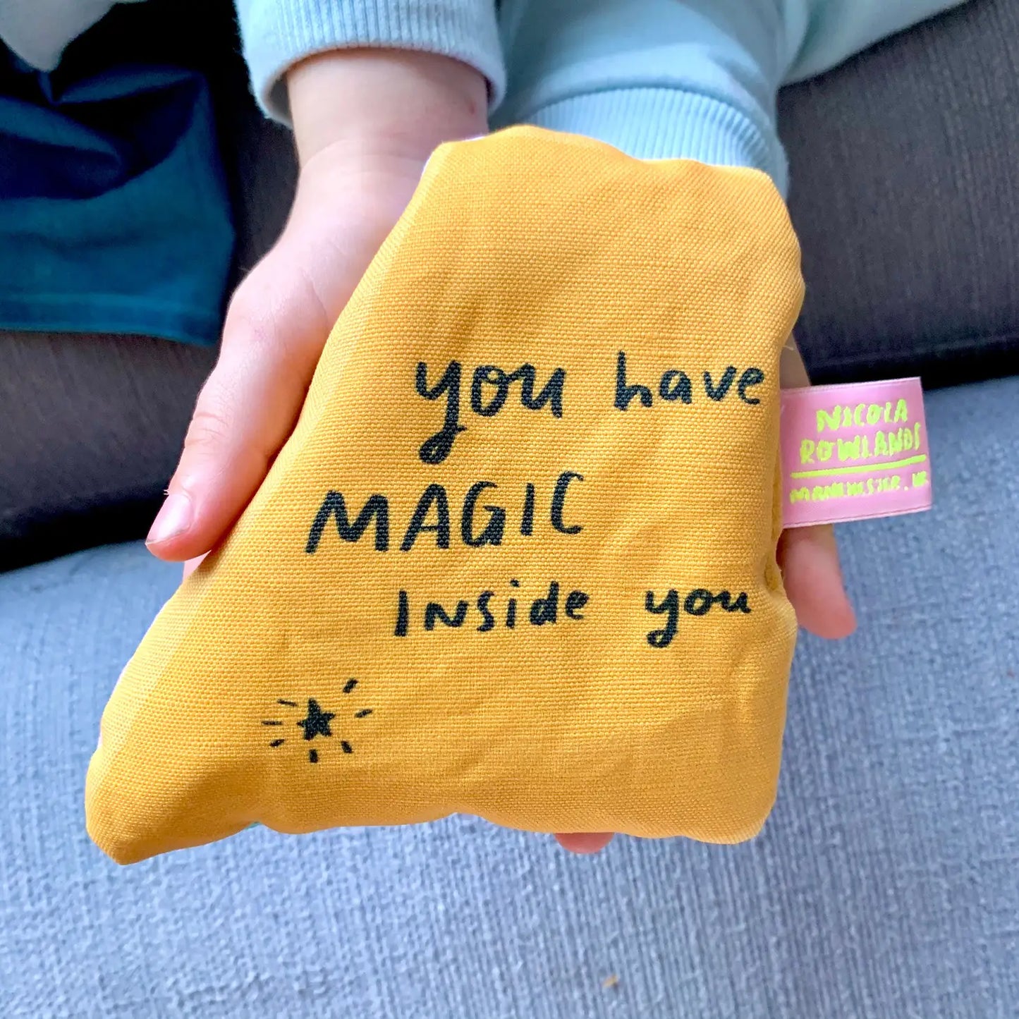 Sensory palm bag: lavender