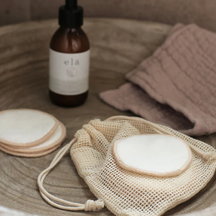 REUSABLE COTTON & BAMBOO SKINCARE PADS (PACK OF 7)