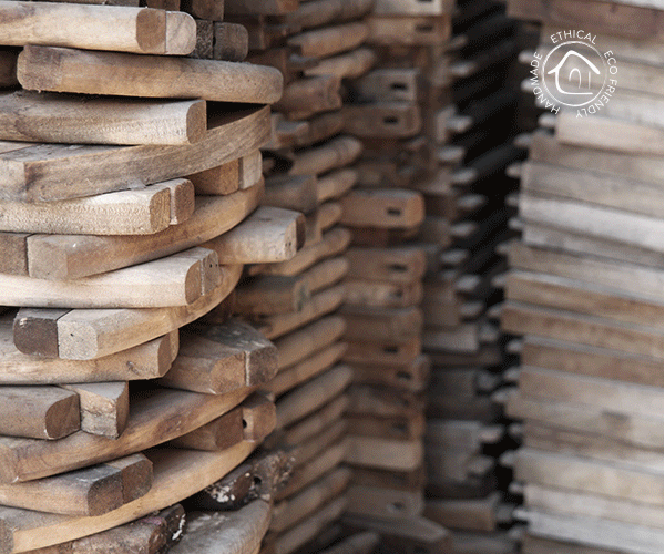 Mango Wood Candlestick