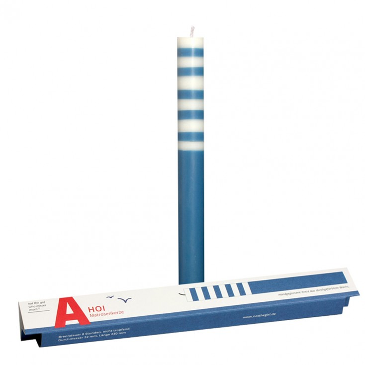 Ahoy Message Candle