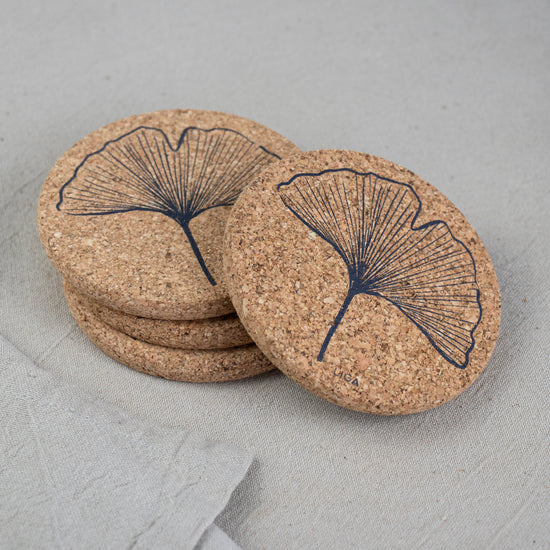 Cork Coaster | Gingko