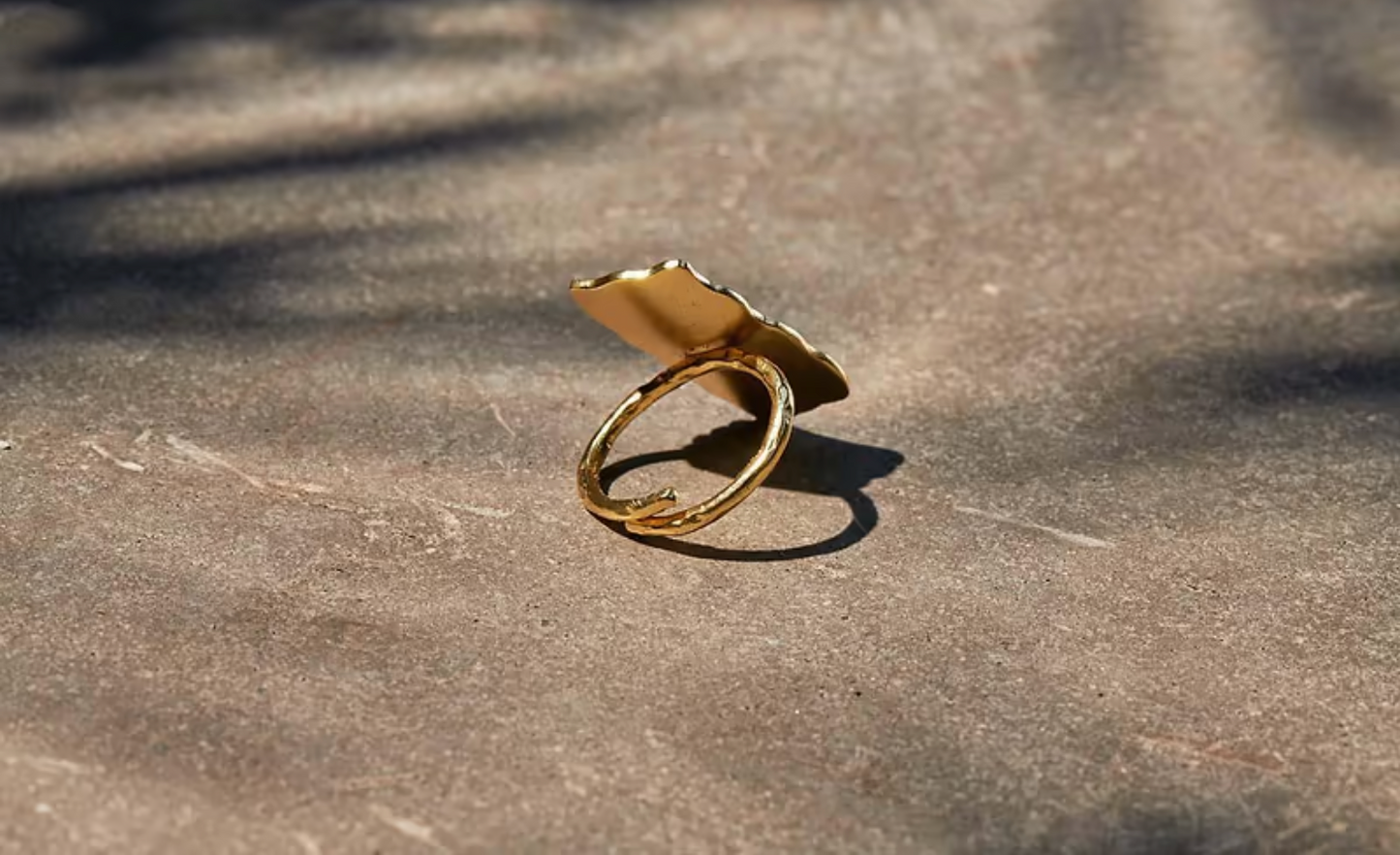 Huron Hammered Ring Band