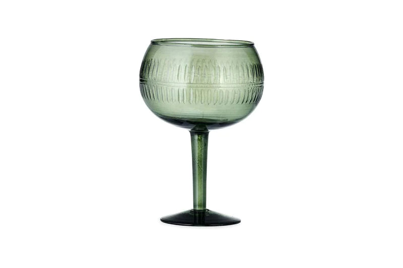 Gin Glass - Dark Emerald