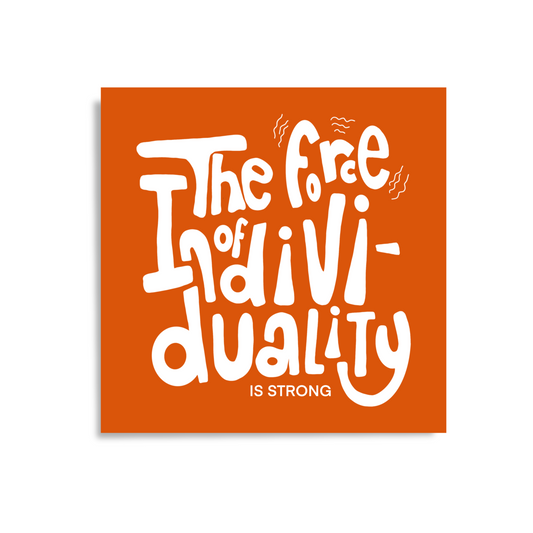 Force of Individuality | greetings card