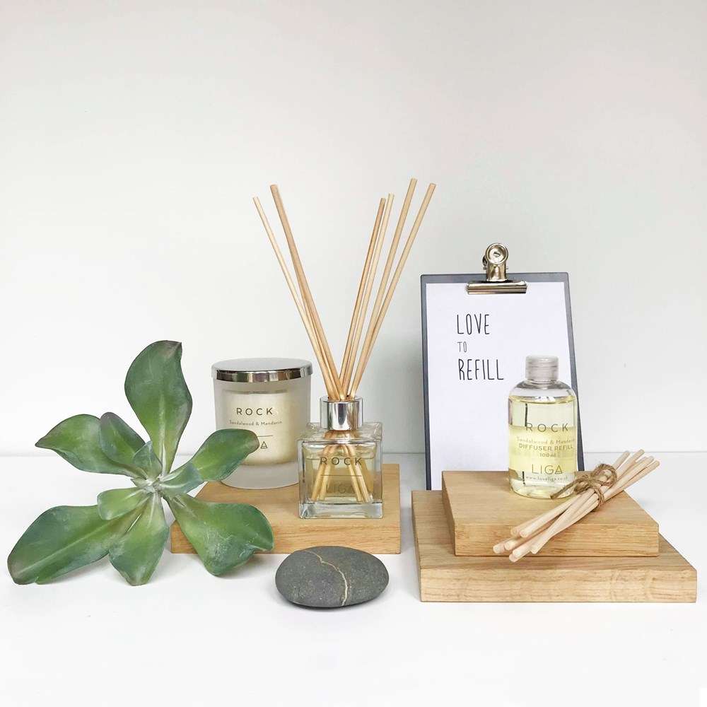 Rock Diffuser | citrus breeze & driftwood fragrance