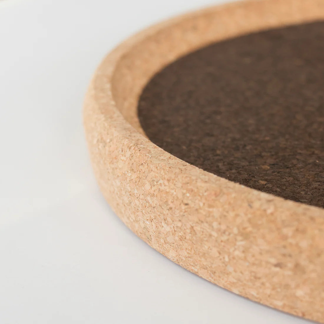 Smoked Cork | Round Tray