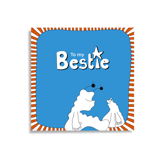 To my Bestie | greetings card