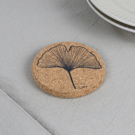 Cork Coaster | Gingko