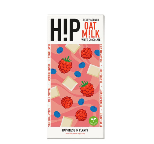 Oat M!lk Chocolate Bar | White Berry Crunch