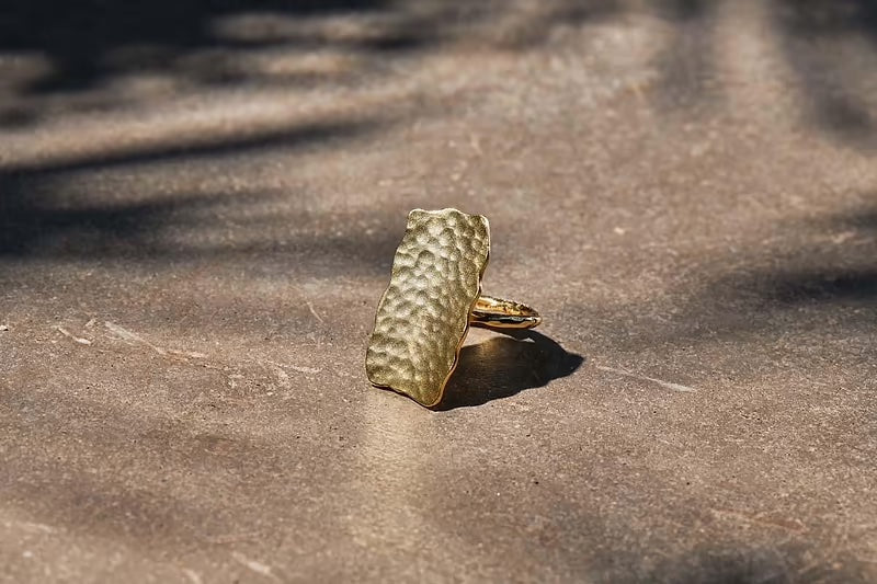 Huron Hammered Ring Band