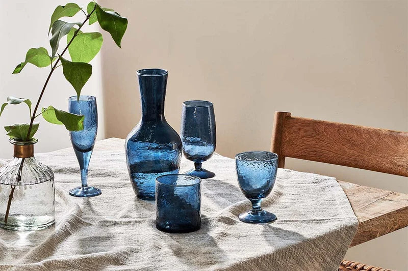 Indigo Water Glass