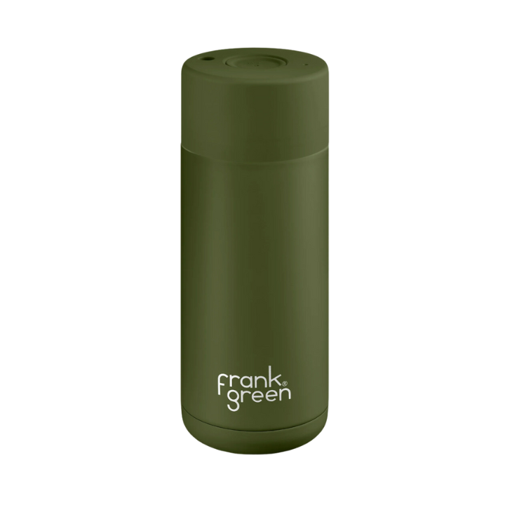 Matt | Ceramic reusable bottle, large cup | 16oz / 475ml