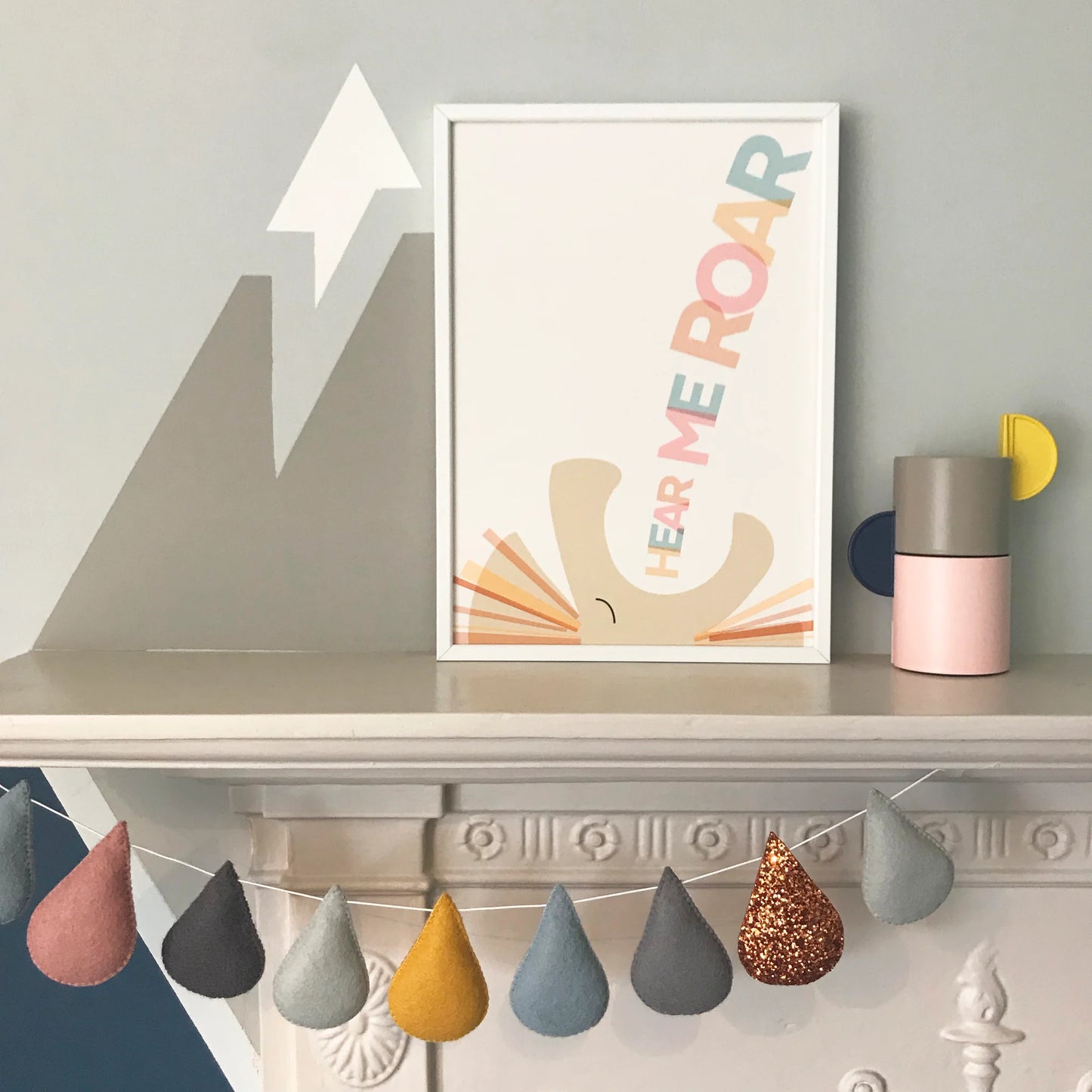 Hear Me Roar motivational print