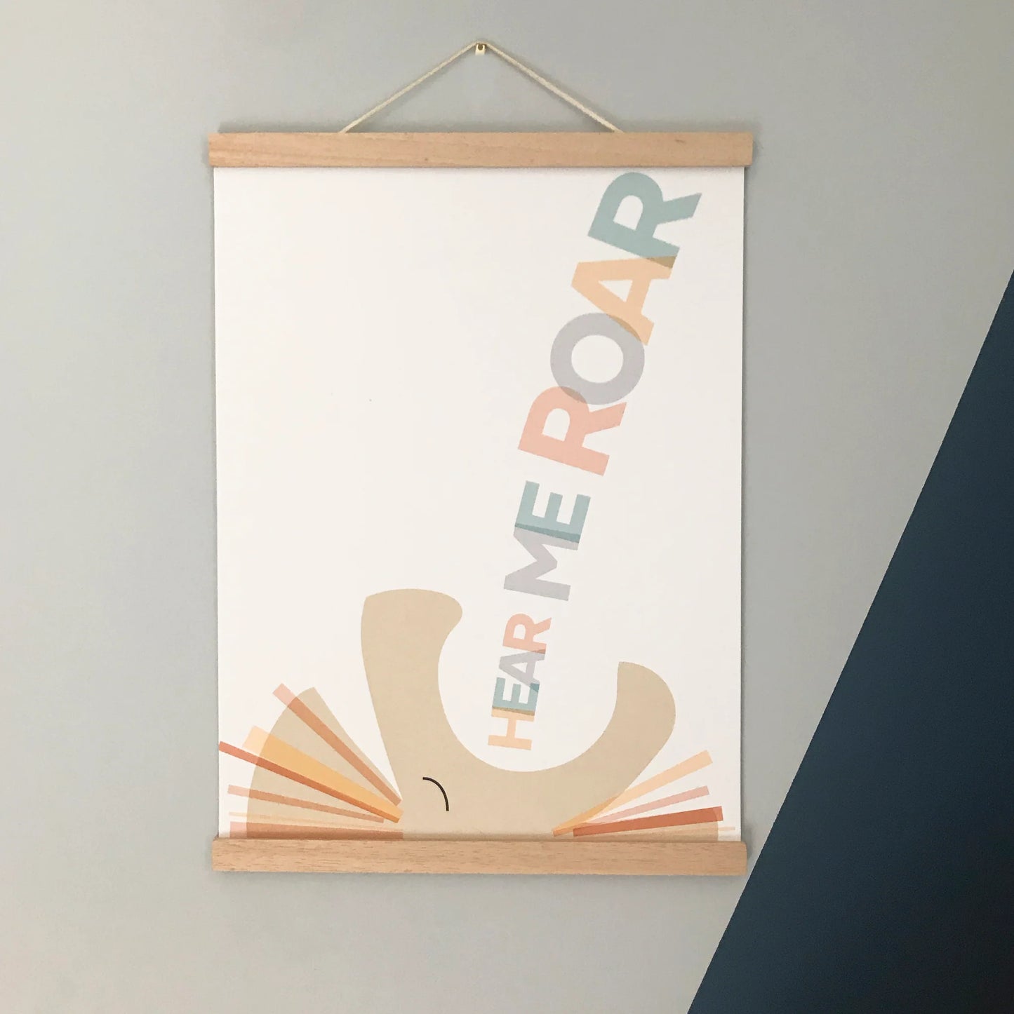 Hear Me Roar motivational print