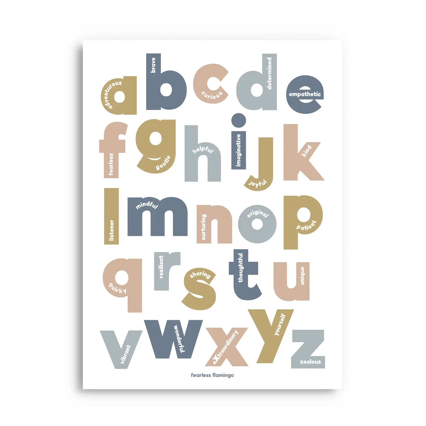 My ABC of Positivity print